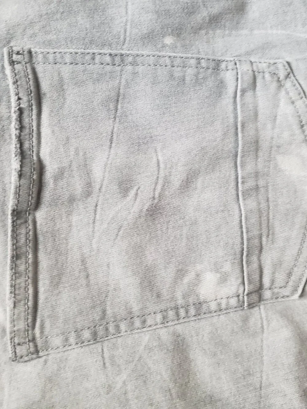 Decibel Jeans Mens Distressed Gray Size 42x32 Slim Fit
